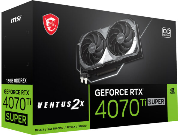 MSI VENTUS GeForce RTX 4070 Ti SUPER 16G 2X OC NVIDIA 16 GB GDDR6X - Image 4