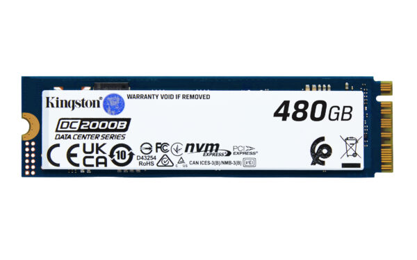 Kingston Technology 480G DC2000B PCIe 4.0 M.2 2280 Enterprise SSD - Image 2