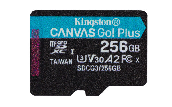 Kingston Technology 256GB microSDXC Canvas Go Plus 170R A2 U3 V30 Speicherkarte + Adapter - Image 3