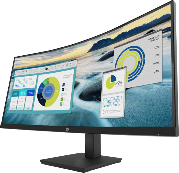 HP P34hc G4 Computerbildschirm 86,4 cm (34") 3440 x 1440 Pixel Quad HD LED Schwarz - Image 2