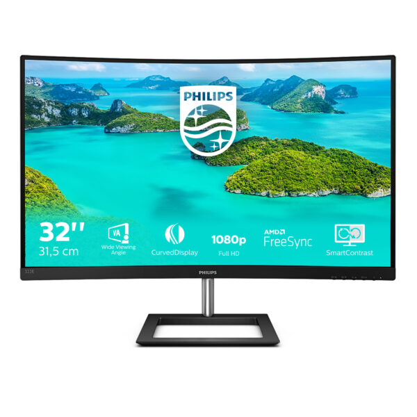 Philips E Line 322E1C/00 LED display 80 cm (31.5") 1920 x 1080 Pixel Full HD LCD Schwarz - Image 2