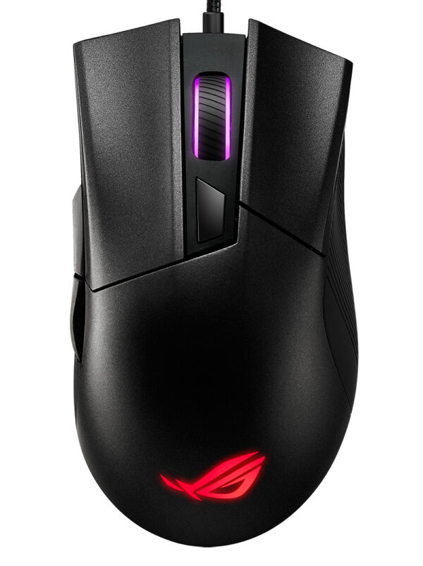 ASUS ROG Gladius II Core Maus Gaming rechts USB Typ-A Optisch 6200 DPI