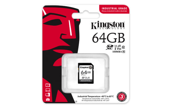 Kingston Technology 64G SDXC Industrial pSLC - Image 3