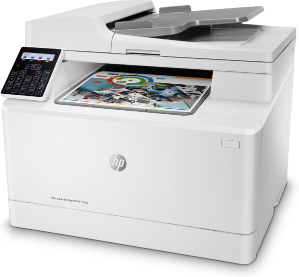 HP Color LaserJet Pro MFP M183fw, Drucken, Kopieren, Scannen, Faxen, Automatische Dokumentenzuführung für 35 Blatt; Energieeffizient; Hohe Sicherheit; Dualband Wi-Fi - Image 2