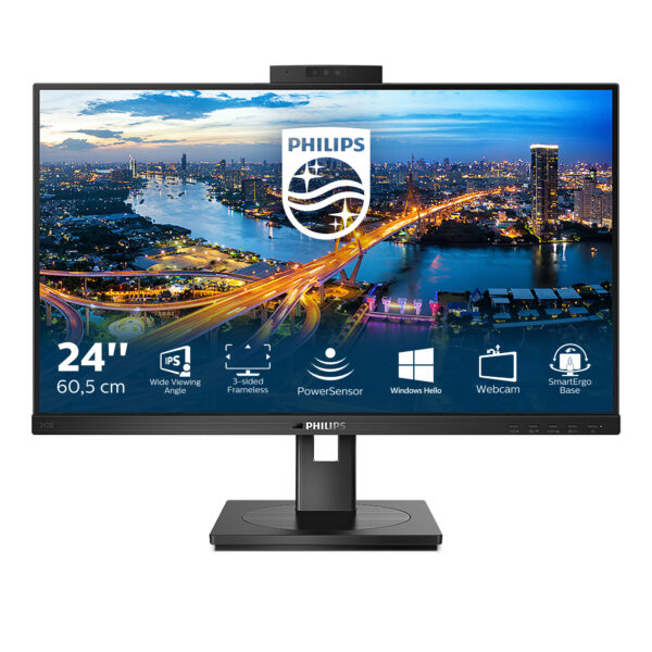 Philips B Line 242B1H/00 LED display 60,5 cm (23.8") 1920 x 1080 Pixel Full HD Schwarz - Image 2