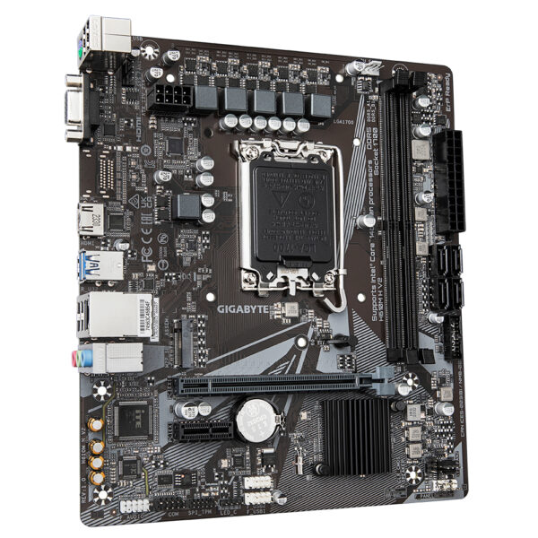 GIGABYTE H610M H V2 Motherboard Intel H610 Express LGA 1700 micro ATX - Image 3