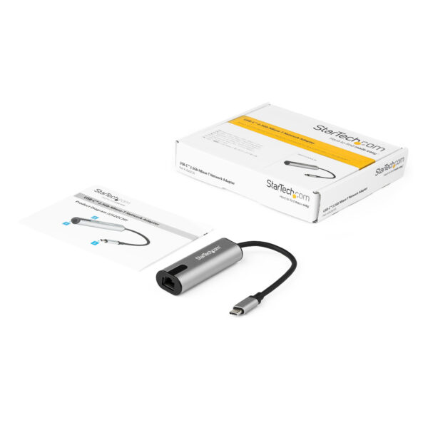 StarTech.com 2.5GbE USB-C auf Netzwerk Adapter - USB-C 3.0 2.5/1 Gbit/s und 100 Mbit/s Multigeschwindigkeits NIC - USB-C/Thunderbolt 3 3.1 Laptop auf RJ45/LAN - MacBook Pro, Surface - Image 5