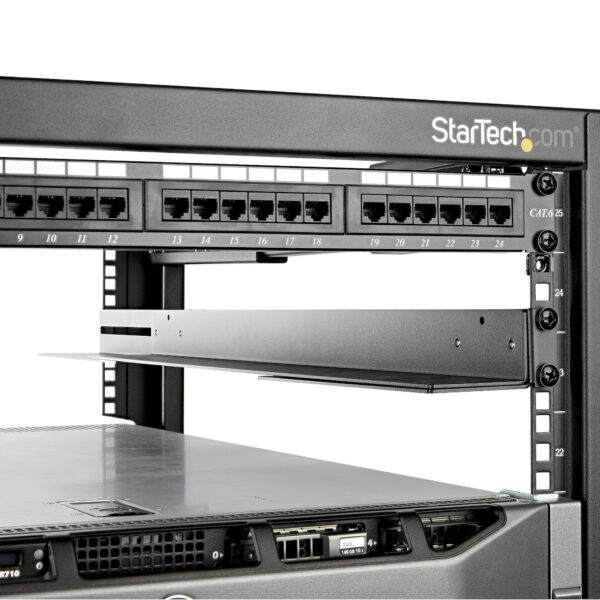 StarTech.com 1HE 19 Zoll Server Rack Schienen - 60,9-91cm Einstellbare Tiefe - Universelle 4 Pfosten Rack Schienen - Netzwerk Geräte/Server/UPS Schienen für HPE ProLiant Dell PowerEdge - Image 7