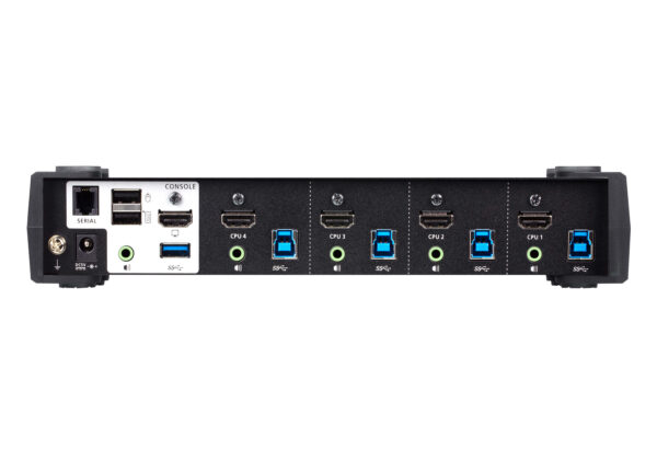 ATEN 4-Port USB 3.0 4K HDMI KVMP™ Switch mit Audio Mixer Modus - Image 2