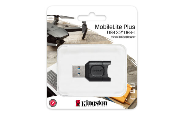 Kingston Technology MobileLite Plus Kartenleser USB 3.2 Gen 1 (3.1 Gen 1) Type-A Schwarz - Image 3