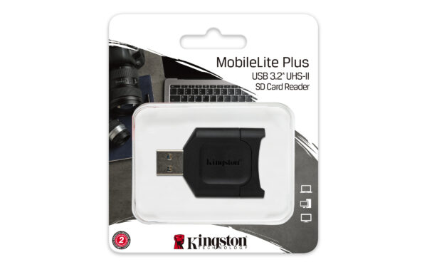 Kingston Technology MobileLite Plus Kartenleser USB 3.2 Gen 1 (3.1 Gen 1) Type-A Schwarz - Image 3