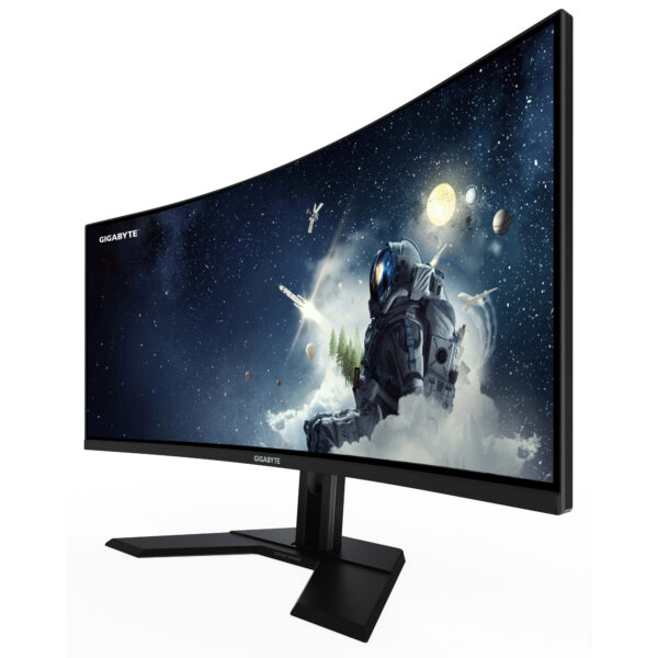 GIGABYTE G34WQCP 34" UWQHD Curved Gaming Monitor - 3440 x 1440, 1500R, 180Hz, 1ms, 350 cd/m², AMD FreeSync Premium, DisplayHDR 400, HDMI 2.0, DisplayPort 1.4 - Image 2