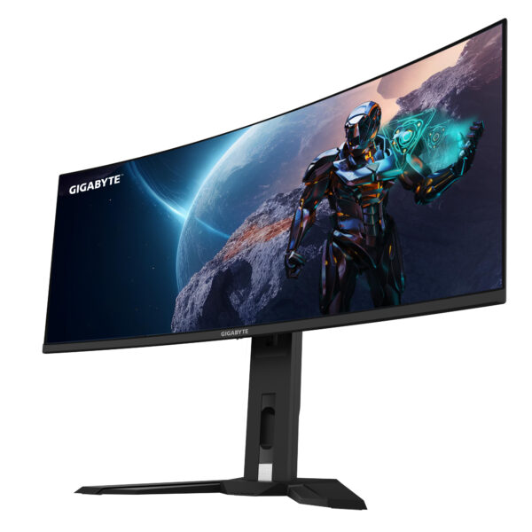 GIGABYTE MO34WQC 34" OLED WQHD Curved Gaming Monitor - 3440 x 1440, 175Hz, 0.03ms, KVM, 250 cd/m², FreeSync Premium Pro, DisplayHDR True Black 400, HDMI 2.1, Displayport 1.4 - Image 3