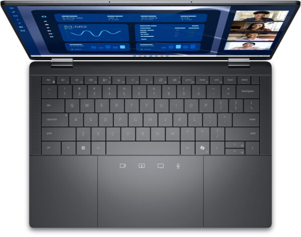 DELL Latitude 9450 2-in-1 Intel Core Ultra 7 165U Hybrid (2-in-1) 35,6 cm (14") Touchscreen Quad HD+ 16 GB LPDDR5x-SDRAM 512 GB SSD Wi-Fi 7 (802.11be) Windows 11 Pro Grau - Image 3