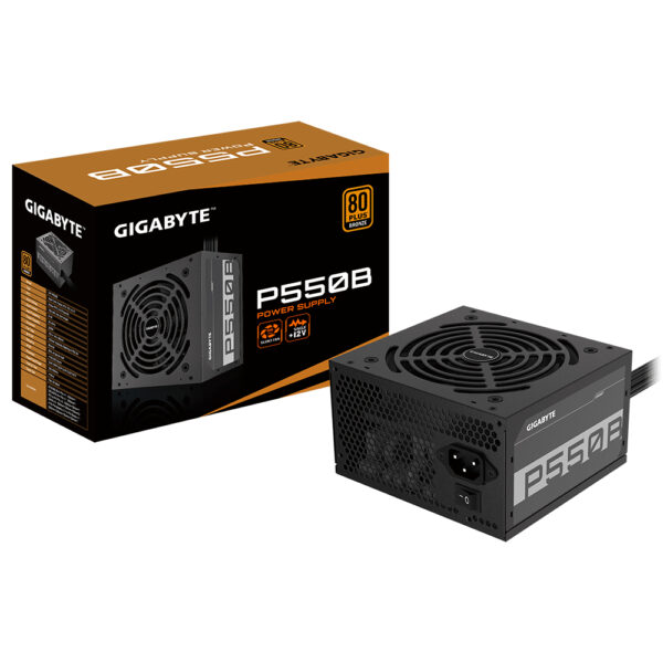 GIGABYTE P550B Netzteil 550 W 20+4 pin ATX ATX Schwarz - Image 4