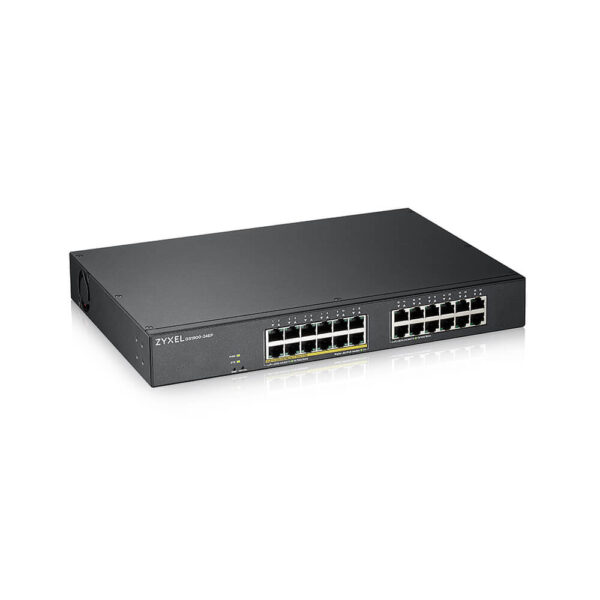 Zyxel GS1900-24EP Managed L2 Gigabit Ethernet (10/100/1000) Power over Ethernet (PoE) Schwarz - Image 2