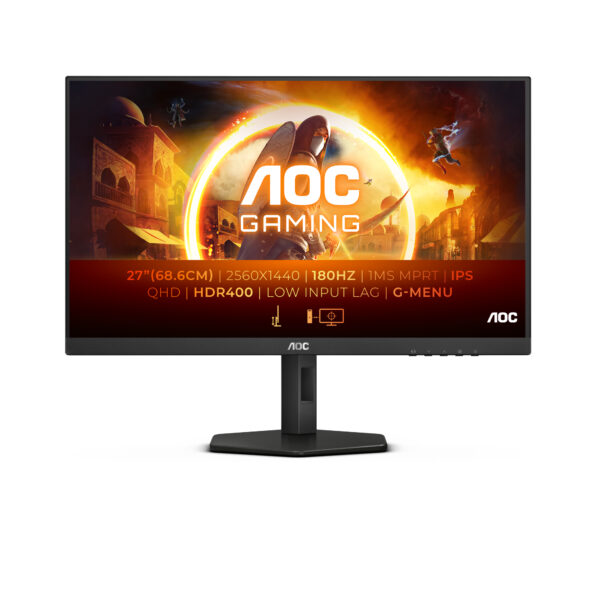 AOC Q27G4X LED display 68,6 cm (27") 2560 x 1440 Pixel Quad HD LCD Schwarz