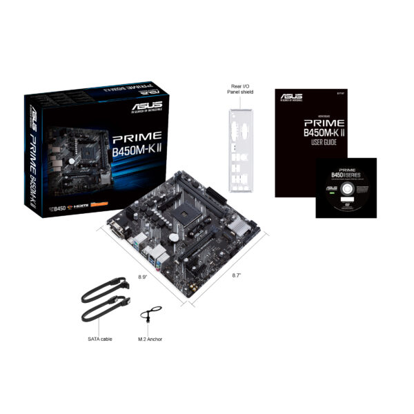 ASUS Prime B450M-K II AMD B450 Sockel AM4 micro ATX - Image 6