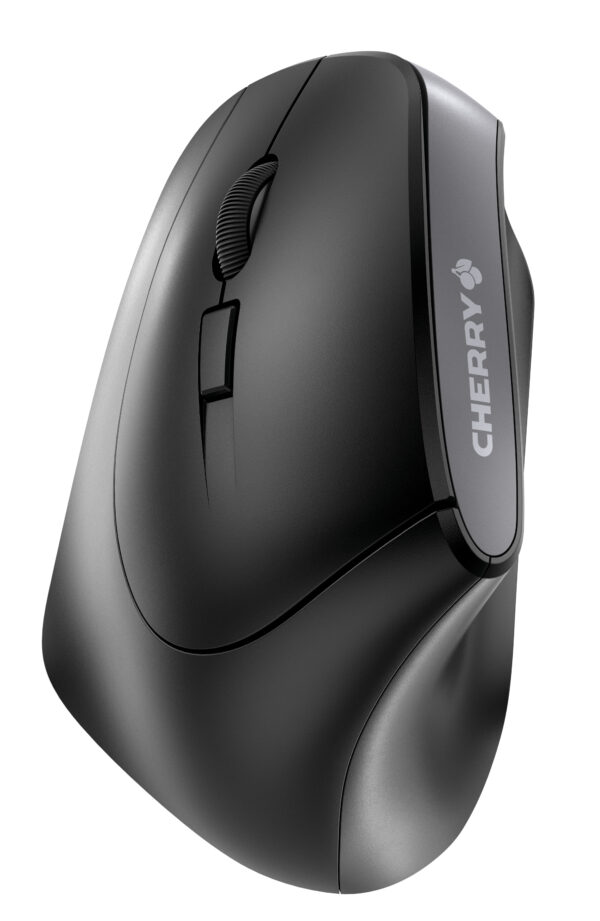 CHERRY MW 4500 Links Kabellose 45 Grad Maus, Schwarz, USB