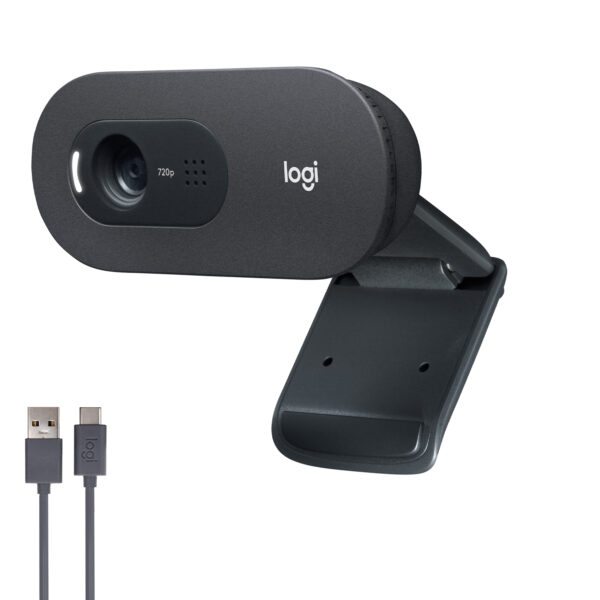 Logitech C505 HD Webcam 1280 x 720 Pixel USB Schwarz - Image 6