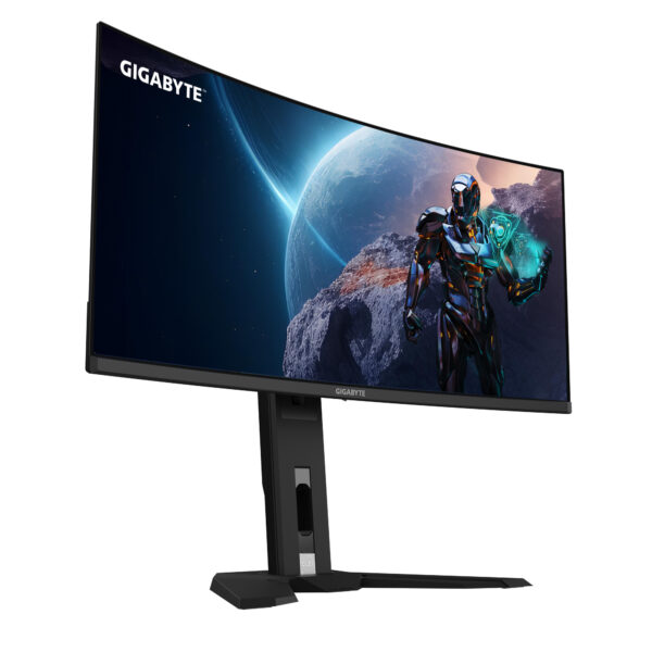 GIGABYTE MO34WQC 34" OLED WQHD Curved Gaming Monitor - 3440 x 1440, 175Hz, 0.03ms, KVM, 250 cd/m², FreeSync Premium Pro, DisplayHDR True Black 400, HDMI 2.1, Displayport 1.4 - Image 4