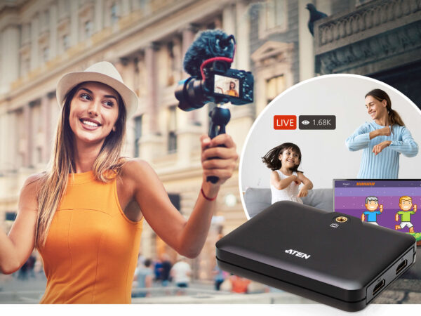 ATEN CAMLIVE™+ (HDMI auf USB-C UVC Videoerfassung mit PD 3.0 Power Pass-Through) - Image 4