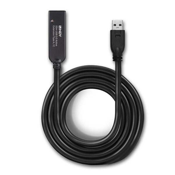 Lindy 43375 USB Kabel USB 3.2 Gen 1 (3.1 Gen 1) 20 m USB A Schwarz - Image 3