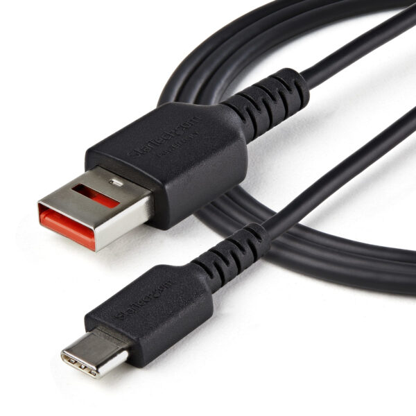 StarTech.com 1m USB-Datenblocker Kabel - USB-A auf USB-C Sicheres Ladekabel - keine Datenübertragung /Power-Only-Kabel für Handy/Tablet - Datenblockierung USB Kabel - Image 4