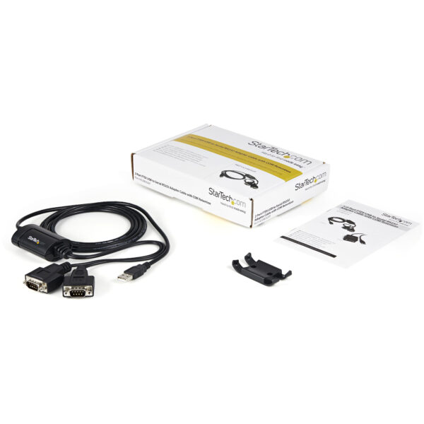 StarTech.com 2 Port FTDI USB auf Seriell RS232 Adapter - USB zu RS-232 Kabel - Image 6