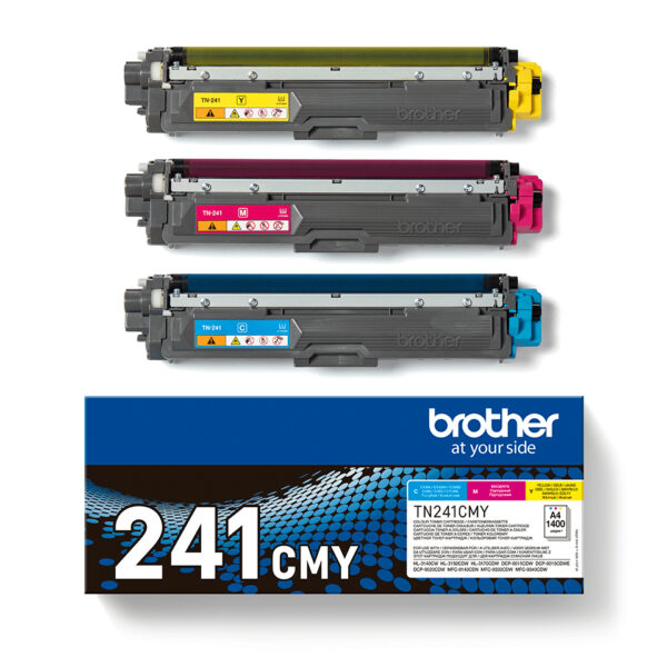 Brother TN-241CMY Tonerkartusche 3 Stück(e) Original Cyan, Magenta, Gelb - Image 4