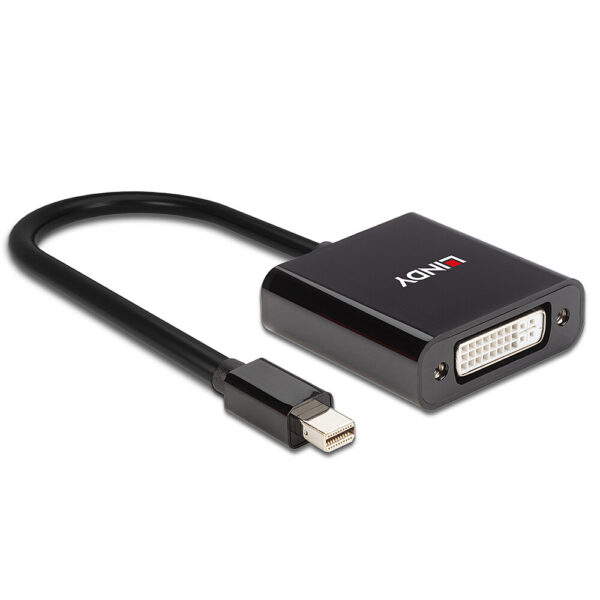 Lindy 41736 Kabeladapter Mini DisplayPort DVI-D Schwarz - Image 3