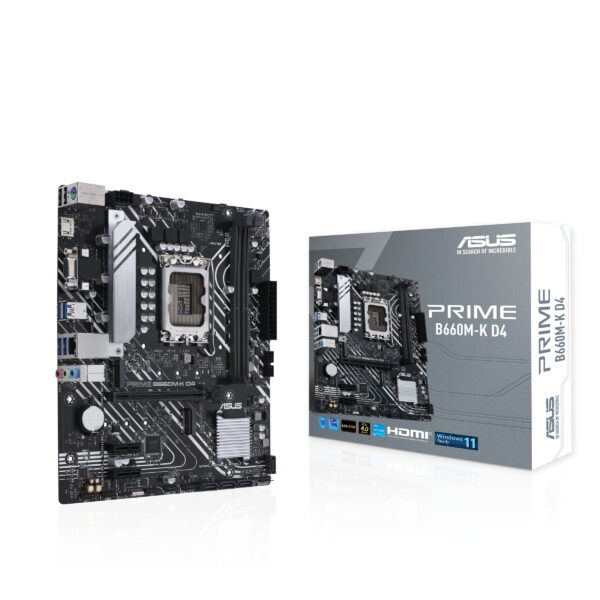 ASUS PRIME B660M-K D4 Intel B660 LGA 1700 micro ATX - Image 2