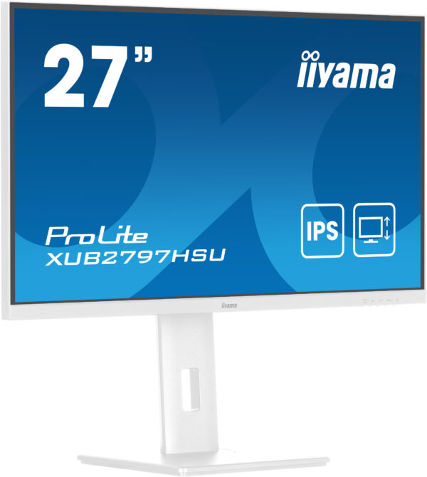 iiyama ProLite XUB2797HSU-W2 Computerbildschirm 68,6 cm (27") 1920 x 1080 Pixel Full HD LED Weiß - Image 3