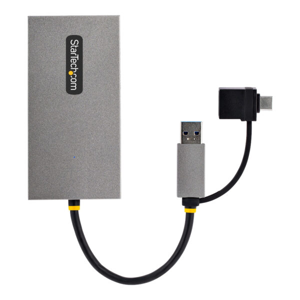 StarTech.com USB HDMI Dual Monitor Adapter, USB A/C auf HDMI (1x 4K30Hz, 1x 1080p), externe grafikkarte, 11cm Kabel und USB A auf USB C Dongle inkl., USB 3.0 zu HDMI Bildschirm Adapter, Windows, Chrome OS & macOS - Image 5