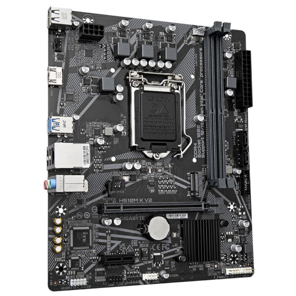 GIGABYTE H510M K V2 Motherboard Intel H470 Express LGA 1200 (Socket H5) micro ATX - Image 3