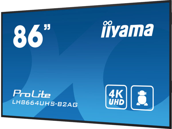 iiyama LH8664UHS-B2AG Signage-Display Digital Signage Flachbildschirm 2,18 m (86") WLAN 500 cd/m² 4K Ultra HD Schwarz Eingebauter Prozessor Android 24/7 - Image 6