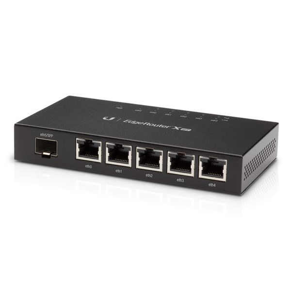 Ubiquiti EdgeRouter X, 6-port Gigabit Router, 1x SFP In, pas - Image 2