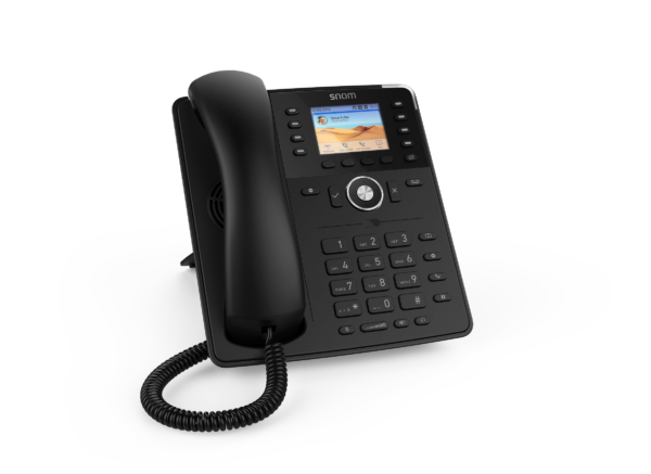 SNOM D735 VOIP Telefon (SIP) o. Netzteil, schwarz