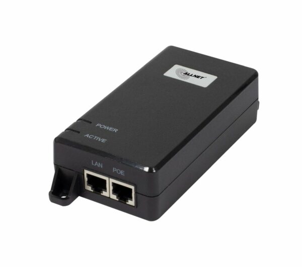 ALLNET PoE Injektor 1G/2.5G/5G PoE & PoE bt (15,4W/30W/60W) / Kunststoffgehäuse / "ALL-PI102-5G"