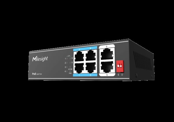 Milesight IoT Milesight 4-Port PoE Switch, MS-S0204-EL