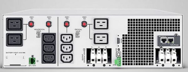 CyberPower OL6KERTHDL Unterbrechungsfreie Stromversorgung (USV) Doppelwandler (Online) 6 kVA 6000 W 10 AC-Ausgänge - Image 4