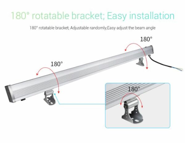 Synergy 21 LED Wallwasher 48W RGB-WW (RGB-CCT) IP66 *Milight/Miboxer* - Image 8