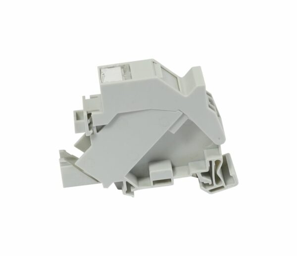 Dosen TP,DIN-Rail(Hutschiene), CAT6A, 1-fach, Keystone Modul Slim-line/Short(mit Staubschutzklappe), ABS(Slim), Synergy 21, - Image 2