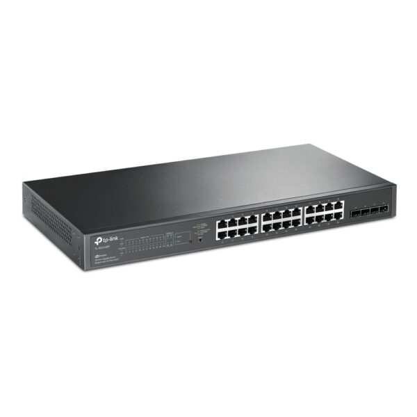 TP-Link Omada TL-SG2428P Managed L2/L2+ Gigabit Ethernet (10/100/1000) Power over Ethernet (PoE) 1U Schwarz - Image 2