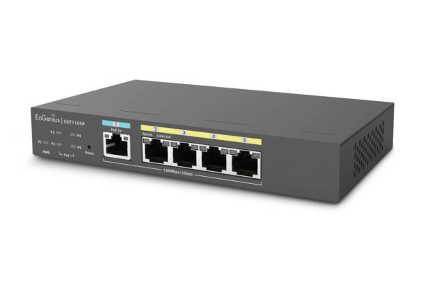 EnGenius Switch full managed Switch Extender 6 Port &bull 5x 1 GbE &bull 4x PoE at &bull 1x SFP &bull EXT1106 &bull EnGenius Cloud - Image 4