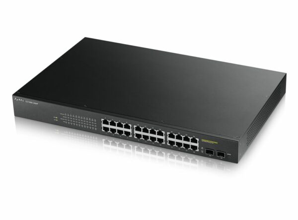 Zyxel GS1900-24HP Managed Gigabit Ethernet (10/100/1000) 1U Schwarz