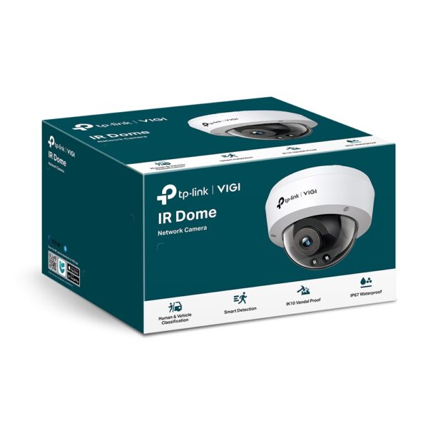 TP-Link VIGI 4MP IR Dome Netzwerkkamera, 4mm Linse - Image 3