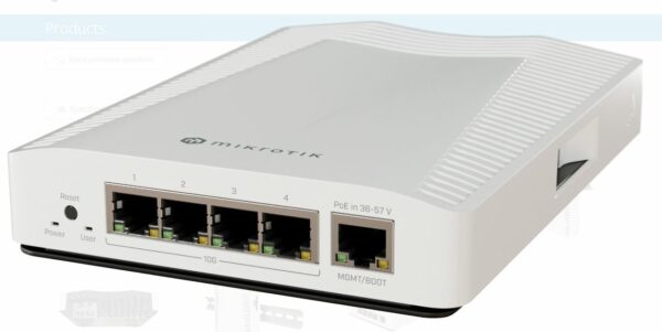 MikroTik Cloud Router Switch CRS304-4XG-IN, 4x 10GB RJ45 Ports, DIN