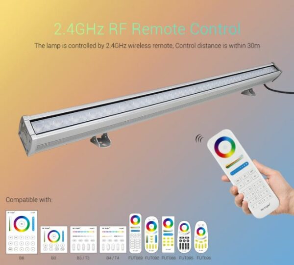 Synergy 21 LED Wallwasher 48W RGB-WW (RGB-CCT) IP66 *Milight/Miboxer* - Image 3