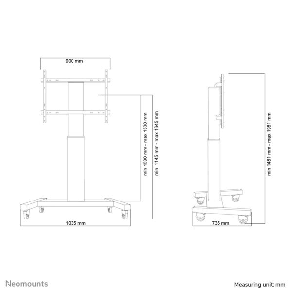 Neomounts Motorisierter Bodenständer - Image 3